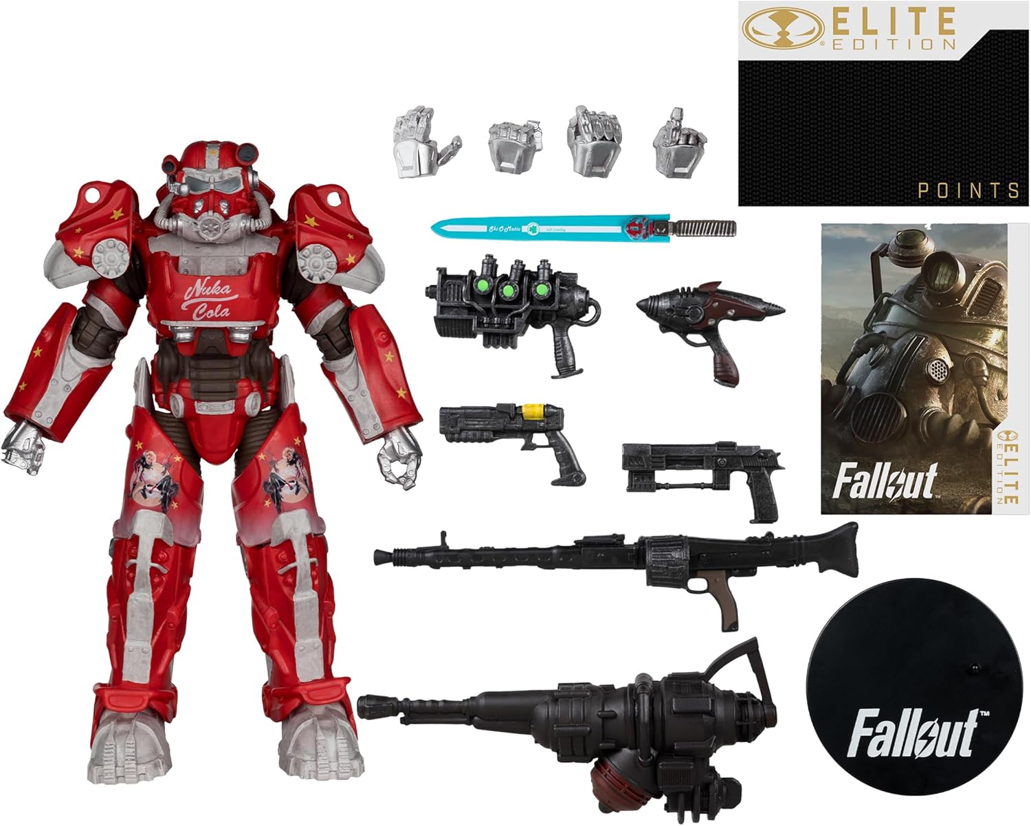 McFarlane -Elite 7 Fallout 76 - Nuka Cola T-60 Gold Edition
