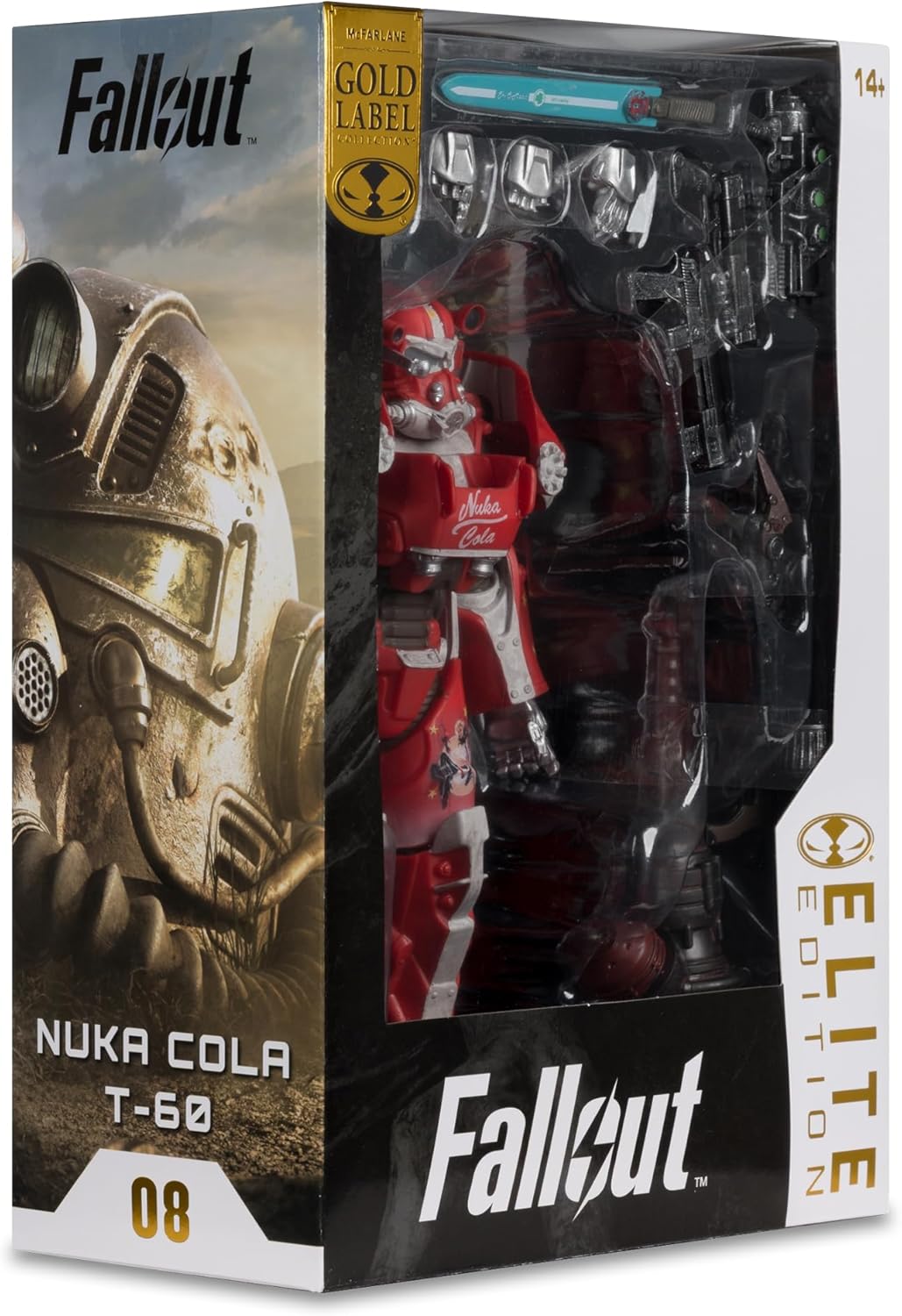 McFarlane -Elite 7 Fallout 76 - Nuka Cola T-60 Gold Edition