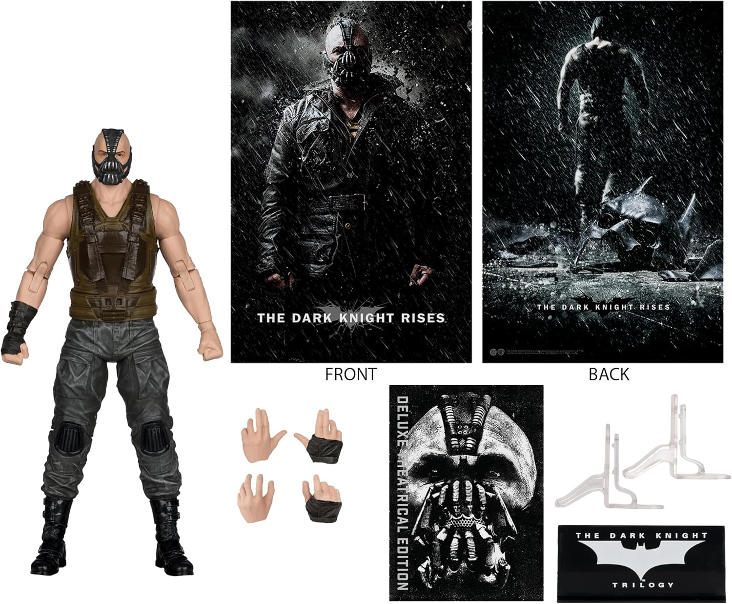 McFarlane DC Multiverse Bane (The Dark Knight Rises) 7in Action Figure (Deluxe Theatrical Edition) Toys