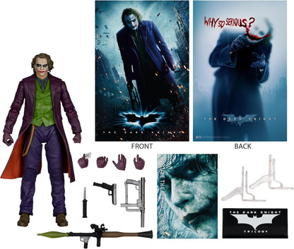 McFarlane DC Multiverse The Joker (The Dark Knight) Action Figure da 17,8 cm (Deluxe Theatrical Edition) Giocattoli