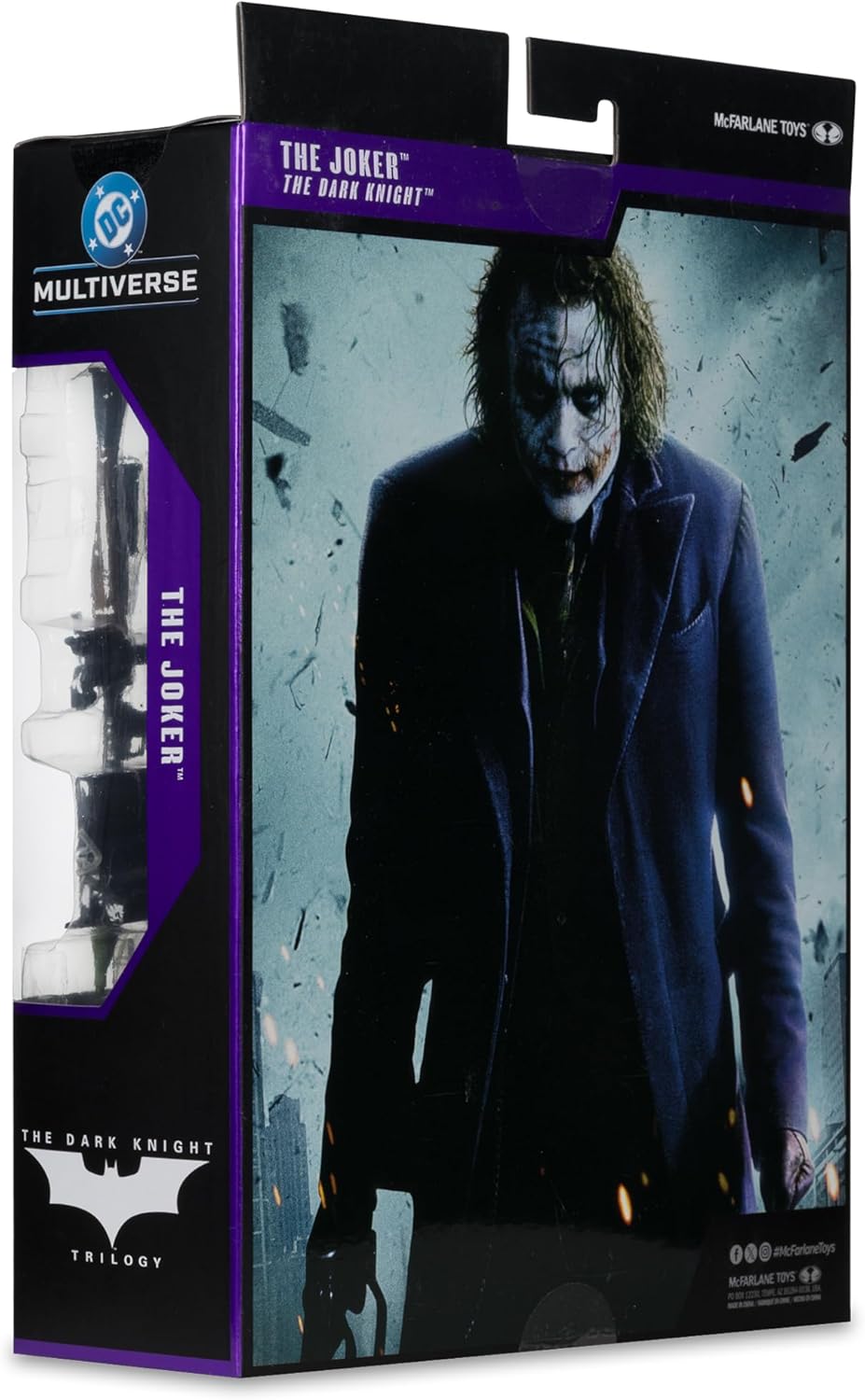 McFarlane DC Multiverse The Joker (The Dark Knight) Action Figure da 17,8 cm (Deluxe Theatrical Edition) Giocattoli