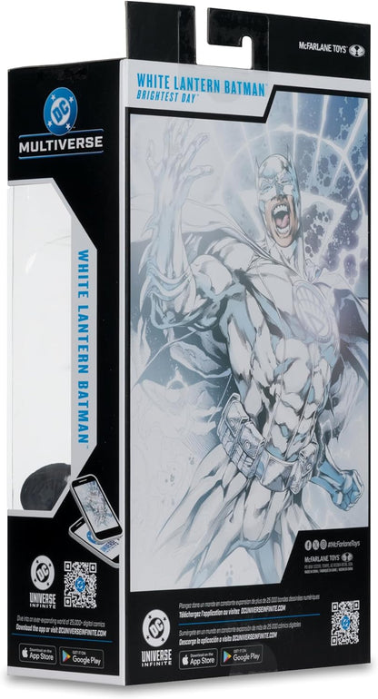 McFarlane DC Multiverse White Lantern Batman (Brightest Day) 7in Action Figure Toys Red Platinum Edition