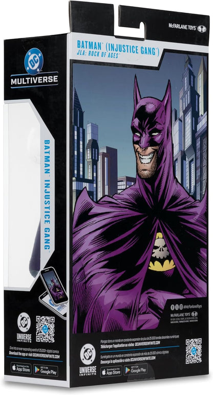 DC Multiverse Action Figure Batman (Injustice Gang) (JLA: Rock of Ages) (Red Platinum Edtion) 18 cm