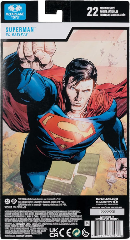 McFarlane DC Multiverse Superman (DC Rebirth) 7in Action Figure Toys (Blister Card