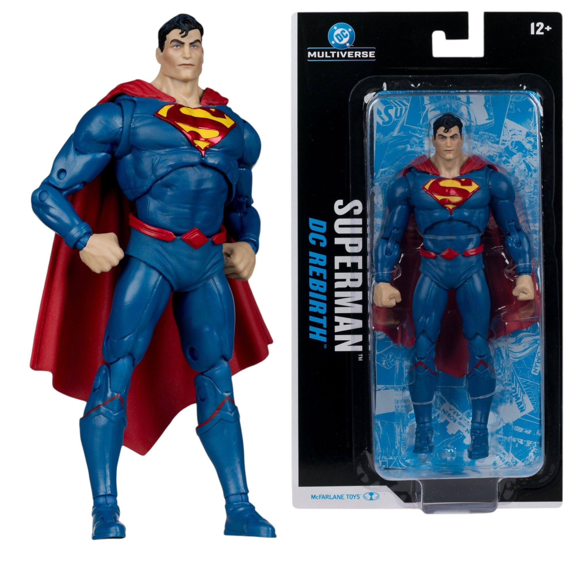McFarlane DC Multiverse Superman (DC Rebirth) 7in Action Figure Toys (Blister Card