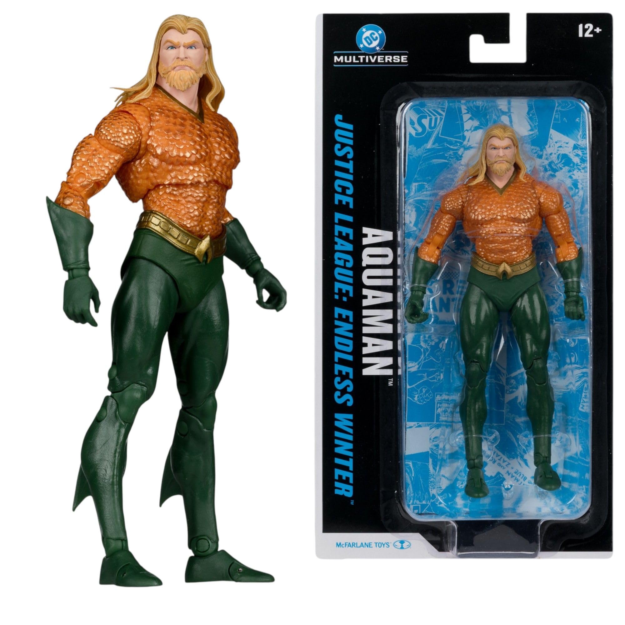 McFarlane DC Multiverse Aquaman (Endless Winter) 7in Action Figure Toys (Blister Card