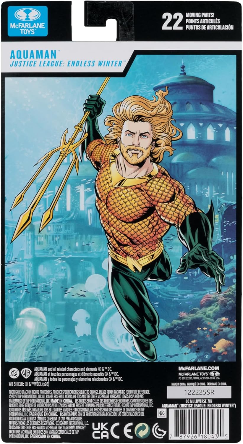 McFarlane DC Multiverse Aquaman (Endless Winter) 7in Action Figure Toys (Blister Card