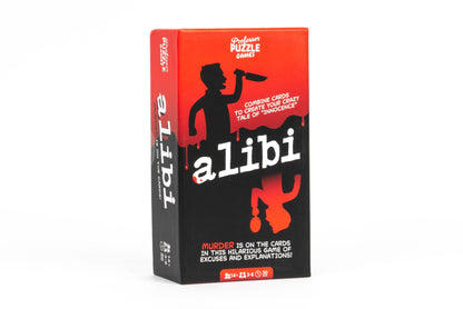 Professor Puzzle Alibi | Jeu de cartes | À partir de 14 ans | 3 à 8 joueurs | Temps de jeu de 30 minutes