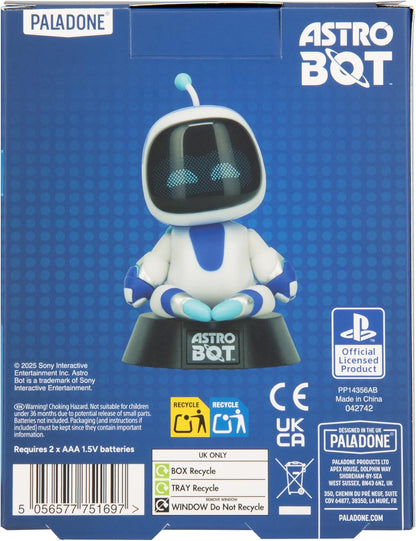 Paladone Astrobot Icon Light – 12cm Character Lamp for Desk, Bedroom or Gaming Setup – Battery‑Powered Display Light