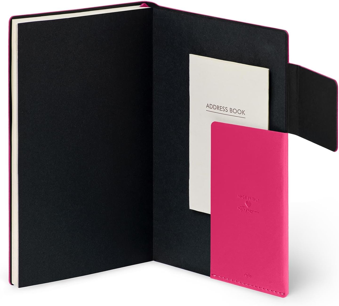 Legami - Raspberry Medium 2026 Weekly Planner, 12 Months, Elastic Closure, Diary from January 2026 to December 2026, in FSC Certified Paper, 12 x 18 cm