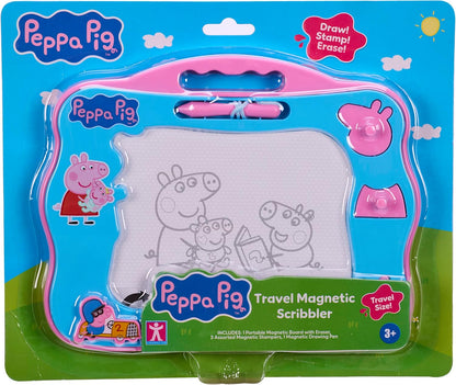 Peppa Pig Travel Magnetic Scribbler, PreSchool Toys, Creative and Travel Toys