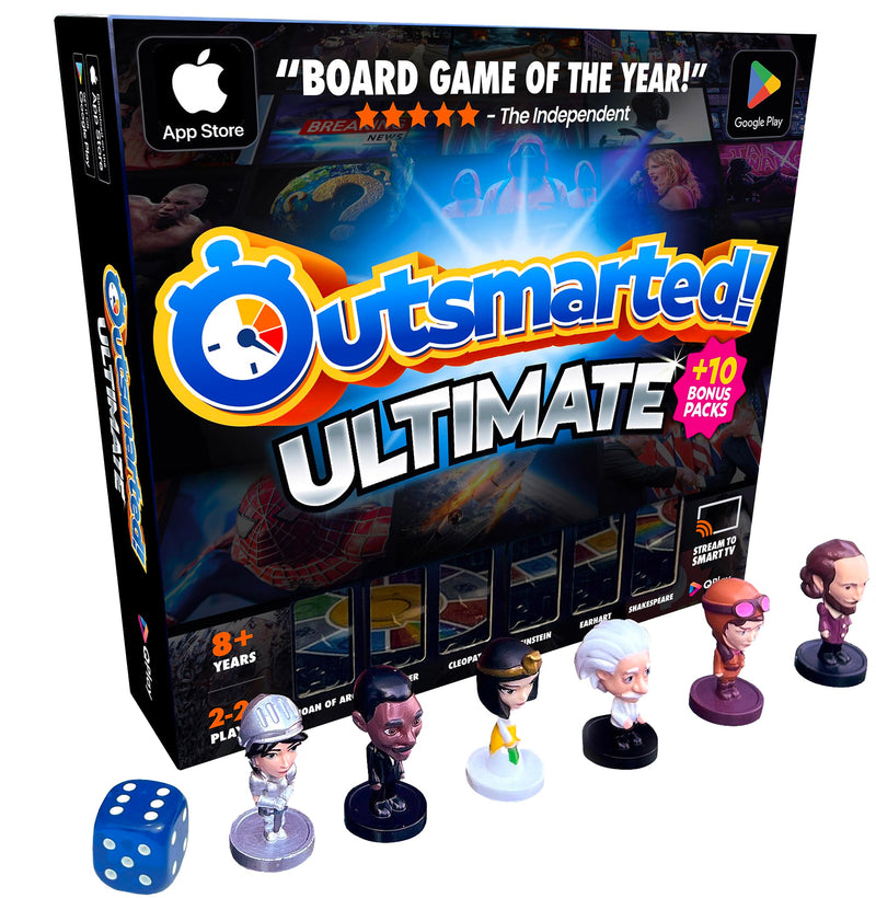 Outsmarted Ultimate Edition - 10 Exciting Bonus Categories | Kids, Teens & Adults | Next-Level Game Night For Family & Friends | 2–24 Players | Age 8+ | 10,000+ Questions | 2026 UK Edition