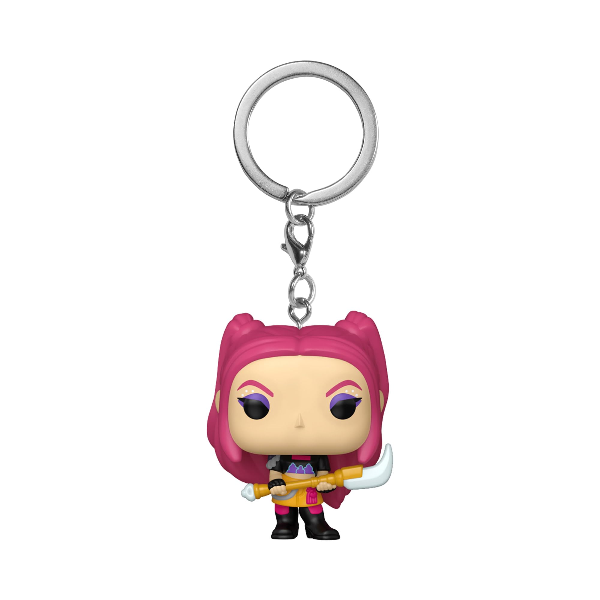 Funko POP! Keychain: Netflix - KPOP Demon Hunters - Mira Novelty Keyring - Collectable Mini Figure - Stocking Filler - Gift Idea - Official Merchandise - Backpack Decor