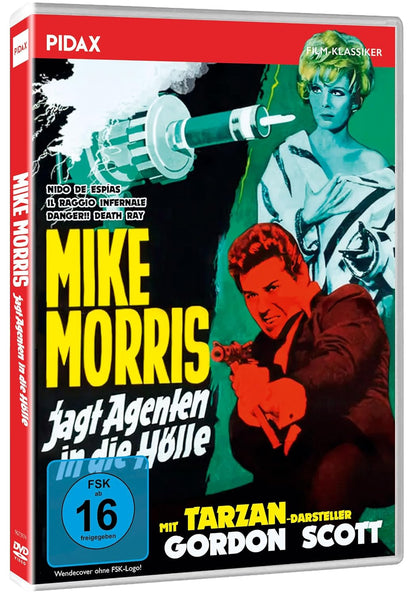 Mike Morris jagt Agenten in die Hölle (Nido De Espías) / Kultiger Eurospy mit Tarzan-Darsteller Gordon Scott (Pidax Film-Klassiker