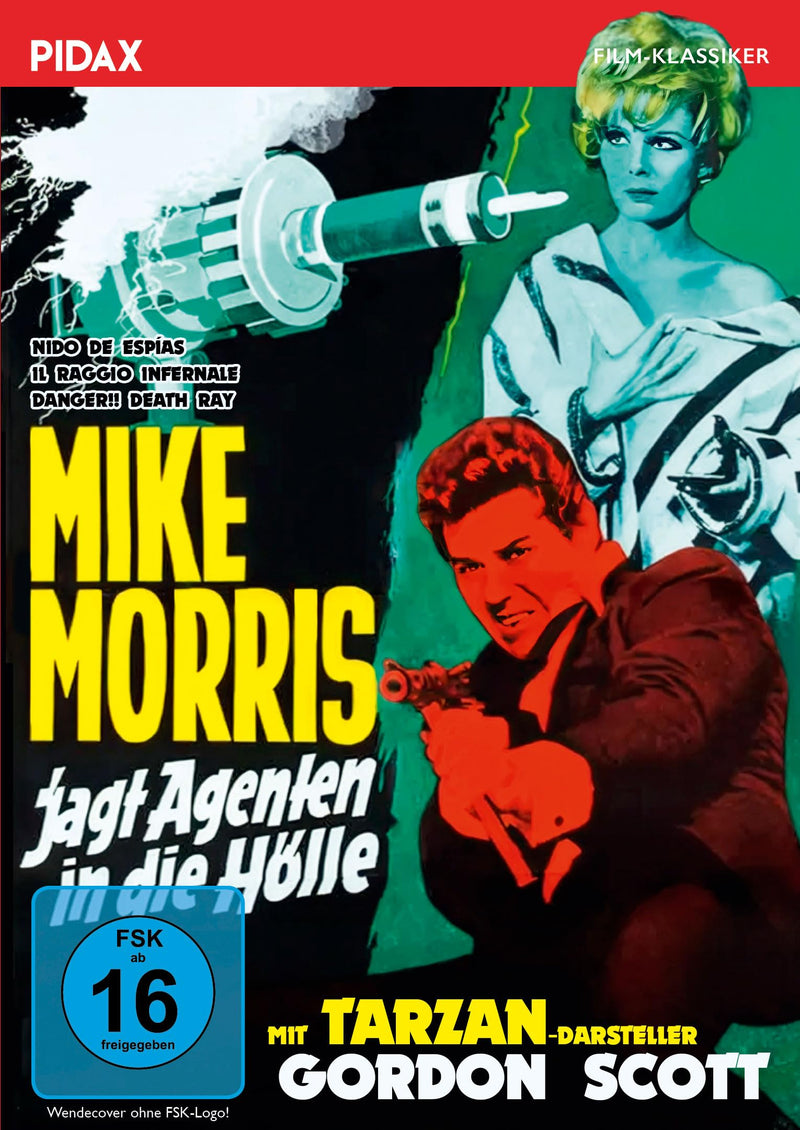 Mike Morris jagt Agenten in die Hölle (Nido De Espías) / Kultiger Eurospy mit Tarzan-Darsteller Gordon Scott (Pidax Film-Klassiker
