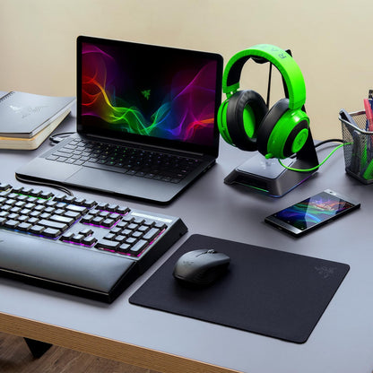Razer Goliathus Stealth - Gaming Mouse Pad (Micro Textured Weave, Ultra Slim 1.5 mm Thickness, Portable Gaming Mouse Mat, Anti-Slip Black Cloth) Black