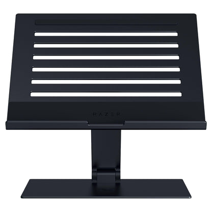 Razer Adjustable Laptop Stand - Ergonomic Height Laptop Stand Built For Laptops up to 18” inch (Height and Tilt-Adjustable, Durable Aluminum, Vented Design) Black