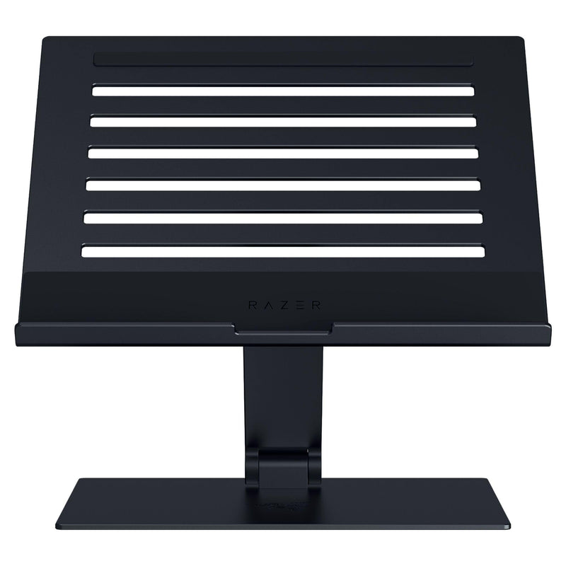 Razer Adjustable Laptop Stand - Ergonomic Height Laptop Stand Built For Laptops up to 18” inch (Height and Tilt-Adjustable, Durable Aluminum, Vented Design) Black