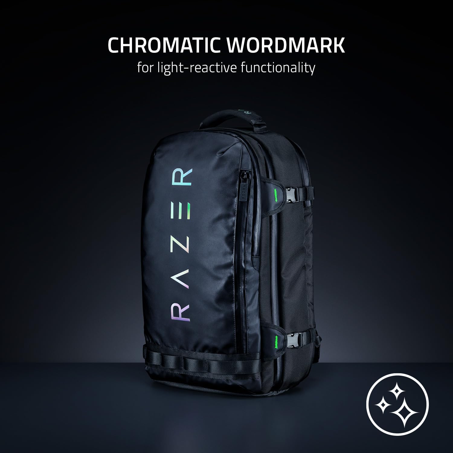 Razer Rogue V3 Backpack (17.3") - Compact Travel backpack (Compartment for Laptop up to 18 Inches, Abrasion Resistant) Chromatic Edition