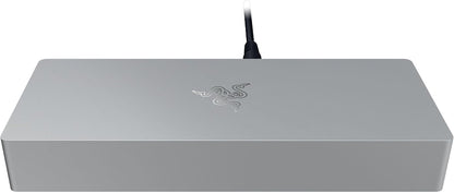 Razer Thunderbolt 5 Dock Chroma - 10 ports USB-Dock - 3x DisplayPort USB-C - Ethernet - Passthrough 140W - SD/UHS card - 2x USB-A - M.2 extension - UK connector - PC/Mac | Mercury