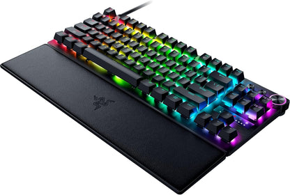 Razer Huntsman V3 Pro Tenkeyless 8KHz - TKL PC Gaming Keyboard - 8KHz HyperPolling - Analog Optical Switches - actuation 0,1-4,0mm - Snap Tap - Rapid Trigger - QWERTY UK Layout | Black