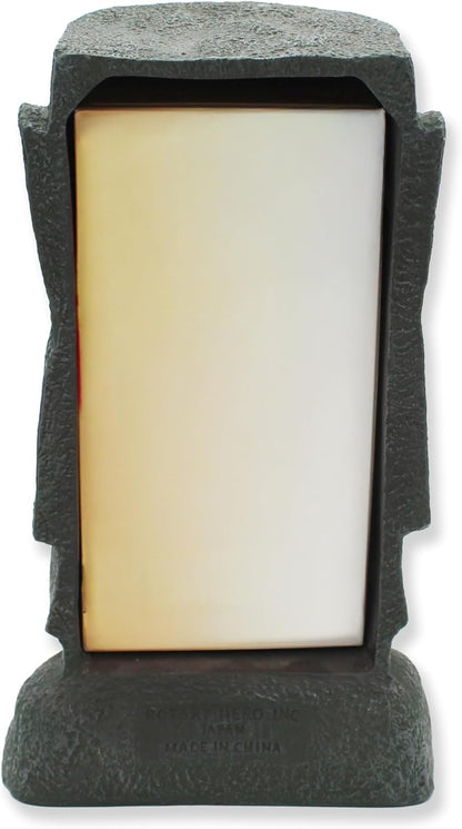 Winkee - Napkin Dispenser Moai Stone - Natural Stone Gray - Approximately 12 Inches Tall