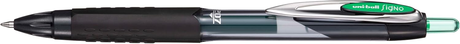Uni-Ball Rollerball Gel Ink Signo UMN-207E Green 0.7mm Box 12 pcs