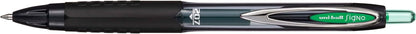 Uni-Ball Rollerball Gel Ink Signo UMN-207E Green 0.7mm Box 12 pcs