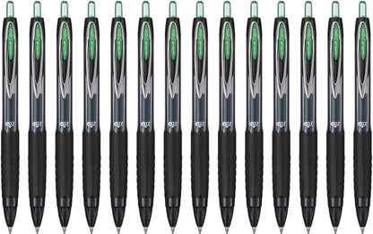 Uni-Ball Rollerball Gel Ink Signo UMN-207E Green 0.7mm Box 12 pcs
