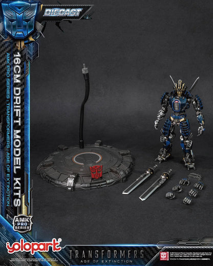 Doyusha Transformers Age of Lost AMK PRO Series Drift, Total Height Approx. 6.3 inches (16 cm), Painted Plastic Model
