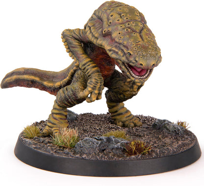 Modiphius Entertainment: Fallout Miniatures: Creatures - Gulpers - 3 Resin Figures & Scenic Bases, Unpainted & Unassembled, Tabletop PRG Set, Licensed