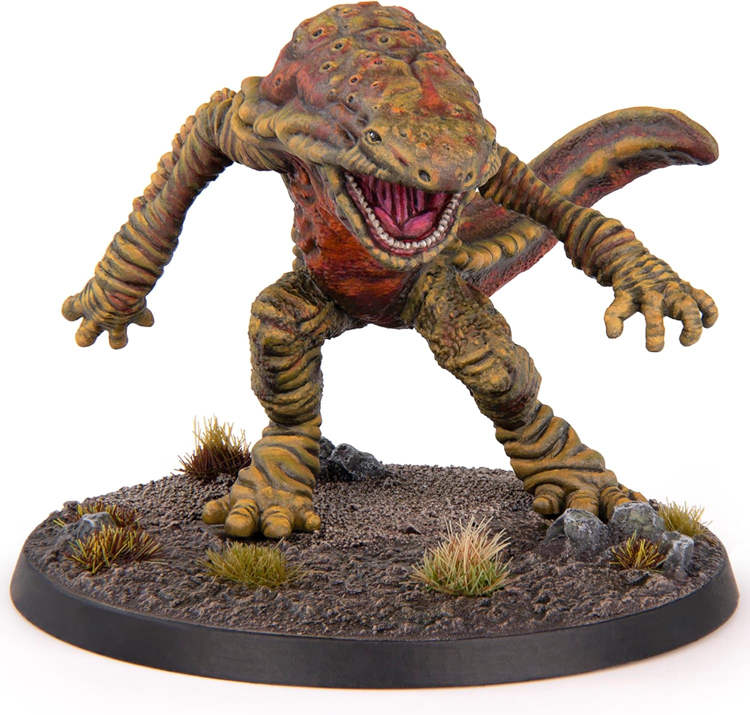 Modiphius Entertainment: Fallout Miniatures: Creatures - Gulpers - 3 Resin Figures & Scenic Bases, Unpainted & Unassembled, Tabletop PRG Set, Licensed
