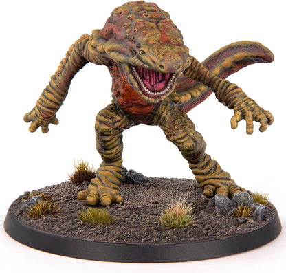 Modiphius Entertainment: Fallout Miniatures: Creatures - Gulpers - 3 Resin Figures & Scenic Bases, Unpainted & Unassembled, Tabletop PRG Set, Licensed