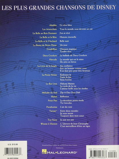 Les Plus Grandes Chansons de Disney