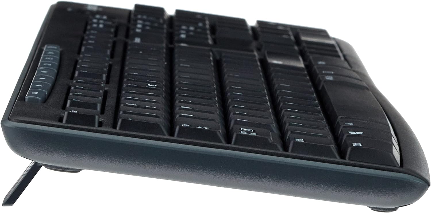 Logitech MK270 Wireless Keyboard and Mouse Combo for Windows, QWERTY US International Layout - Black