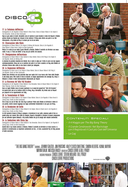 the big bang theory - season 07 (3 dvd) box set dvd Italian Import