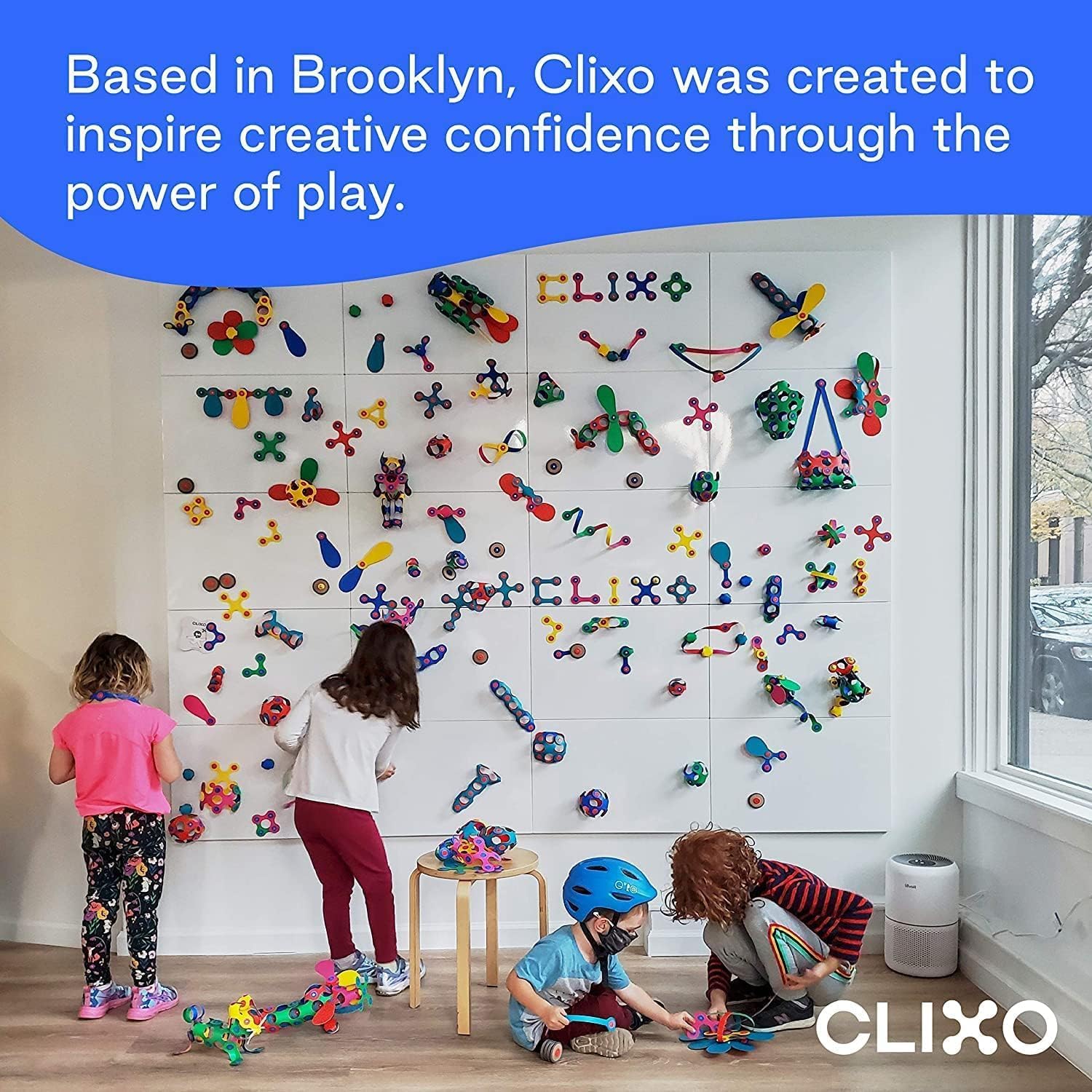 Clixo Oceaanwezenset, glow-in-the-dark magnetisch bouwspeelgoed, 24 flexibele magnetische onderdelen voor onderwaterverkenning en avontuur, fantasierijk STEM-speelgoed, cadeau voor