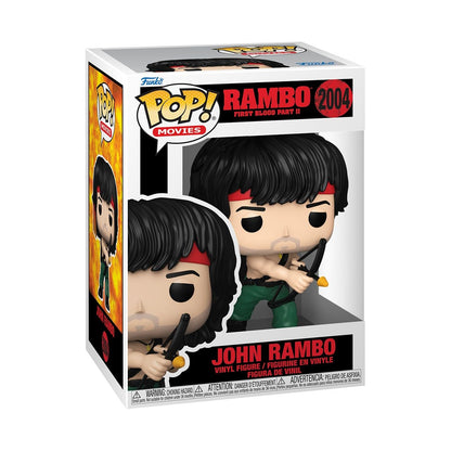 Funko POP! Movies: Rambo S2- John Rambo w/Bow - Sammelbare Vinylfigur - Geschenkidee - Offizielles Merchandise - Spielzeug für Kinder & Erwachsene - Modellfigur für Sammler und zur Ausstellung