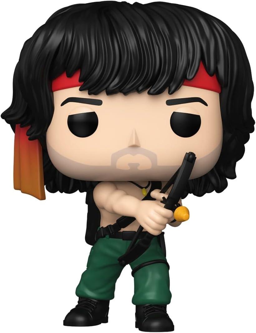 Funko POP! Movies: Rambo S2- John Rambo w/Bow - Sammelbare Vinylfigur - Geschenkidee - Offizielles Merchandise - Spielzeug für Kinder & Erwachsene - Modellfigur für Sammler und zur Ausstellung