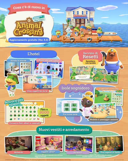 Animal Crossing: New Horizons – Nintendo Switch 2 Edition - Ed. Italiana - Versione su scheda