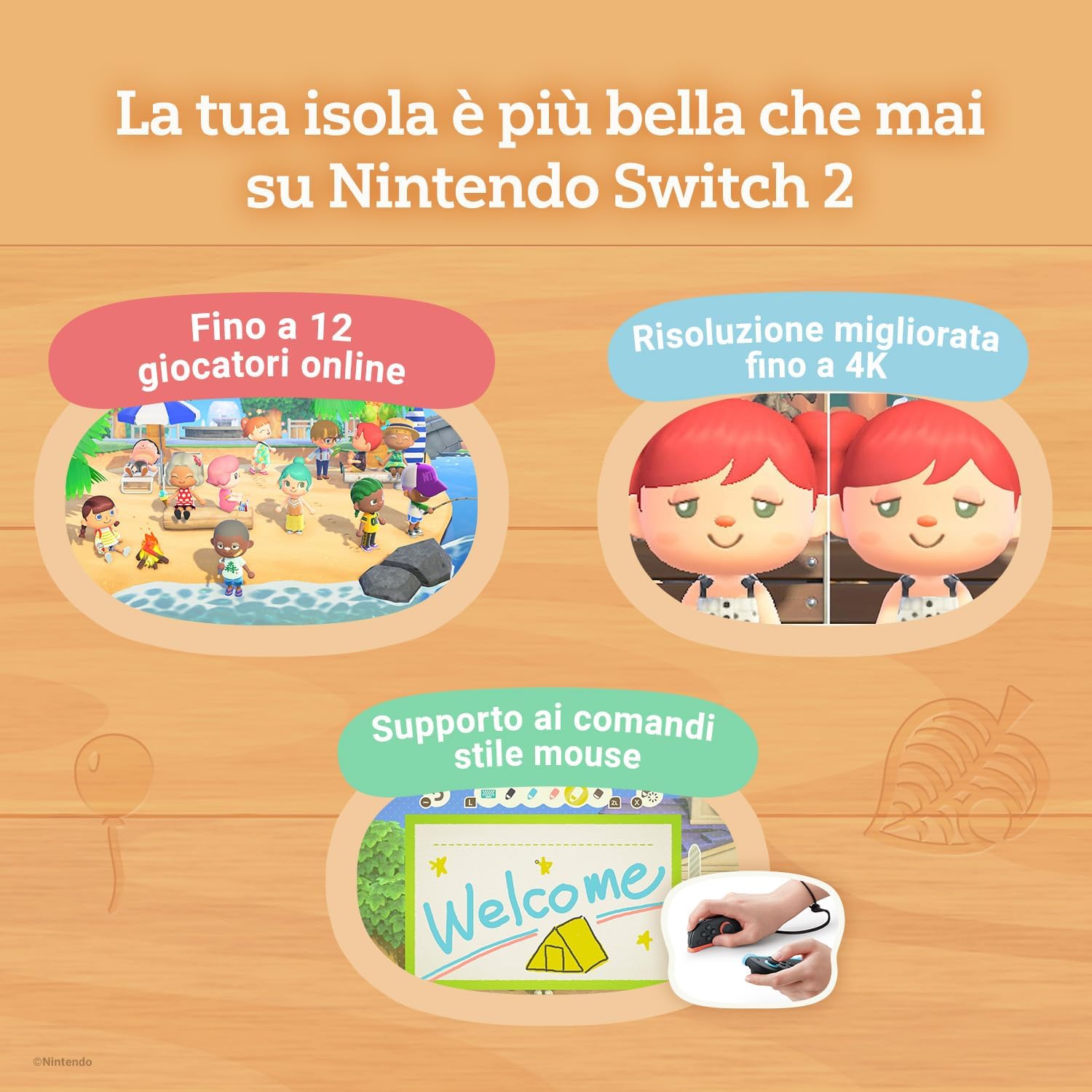Animal Crossing: New Horizons – Nintendo Switch 2 Edition - Ed. Italiana - Versione su scheda