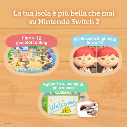 Animal Crossing: New Horizons – Nintendo Switch 2 Edition - Ed. Italiana - Versione su scheda