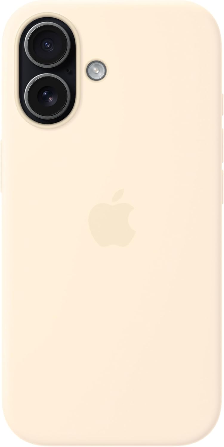 Apple - Back Cover For Mobile Phone - Magsafe Compatibility - Silicone - Vanilla - For Iphone 17
