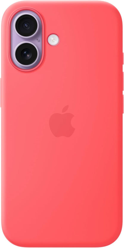 Apple - Back Cover For Mobile Phone - Magsafe Compatibility - Silicone - Bright Guava - For Iphone 17