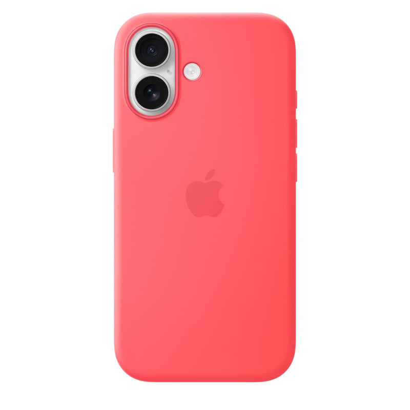 Apple - Back Cover For Mobile Phone - Magsafe Compatibility - Silicone - Bright Guava - For Iphone 17