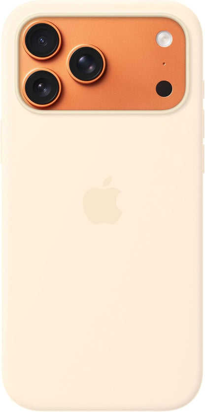 Apple - Back Cover For Mobile Phone - Magsafe Compatibility - Silicone - Vanilla - For Iphone 17 Pro Max