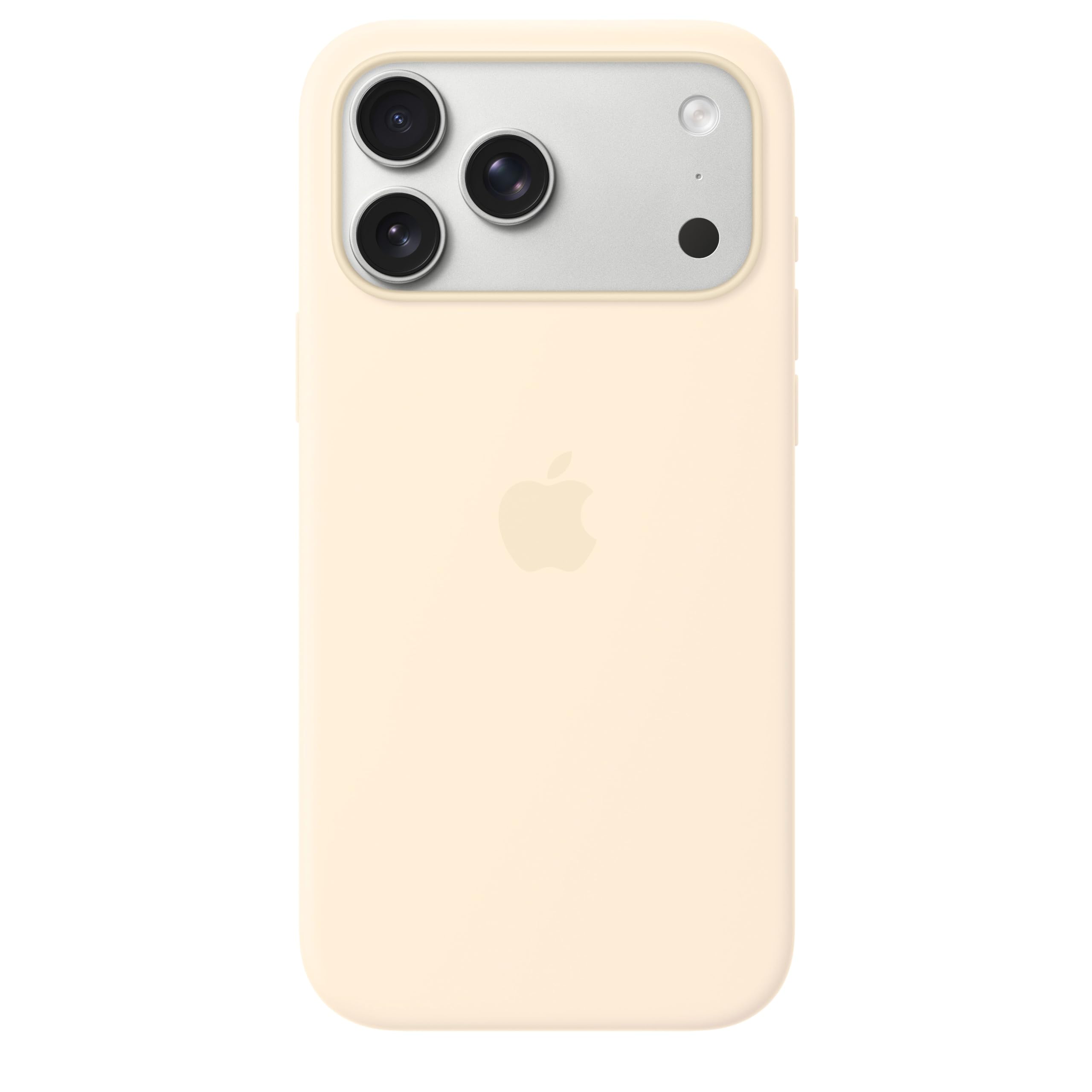 Apple - Back Cover For Mobile Phone - Magsafe Compatibility - Silicone - Vanilla - For Iphone 17 Pro Max