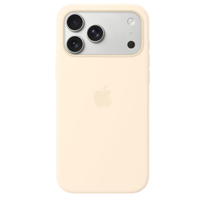 Apple - Back Cover For Mobile Phone - Magsafe Compatibility - Silicone - Vanilla - For Iphone 17 Pro Max