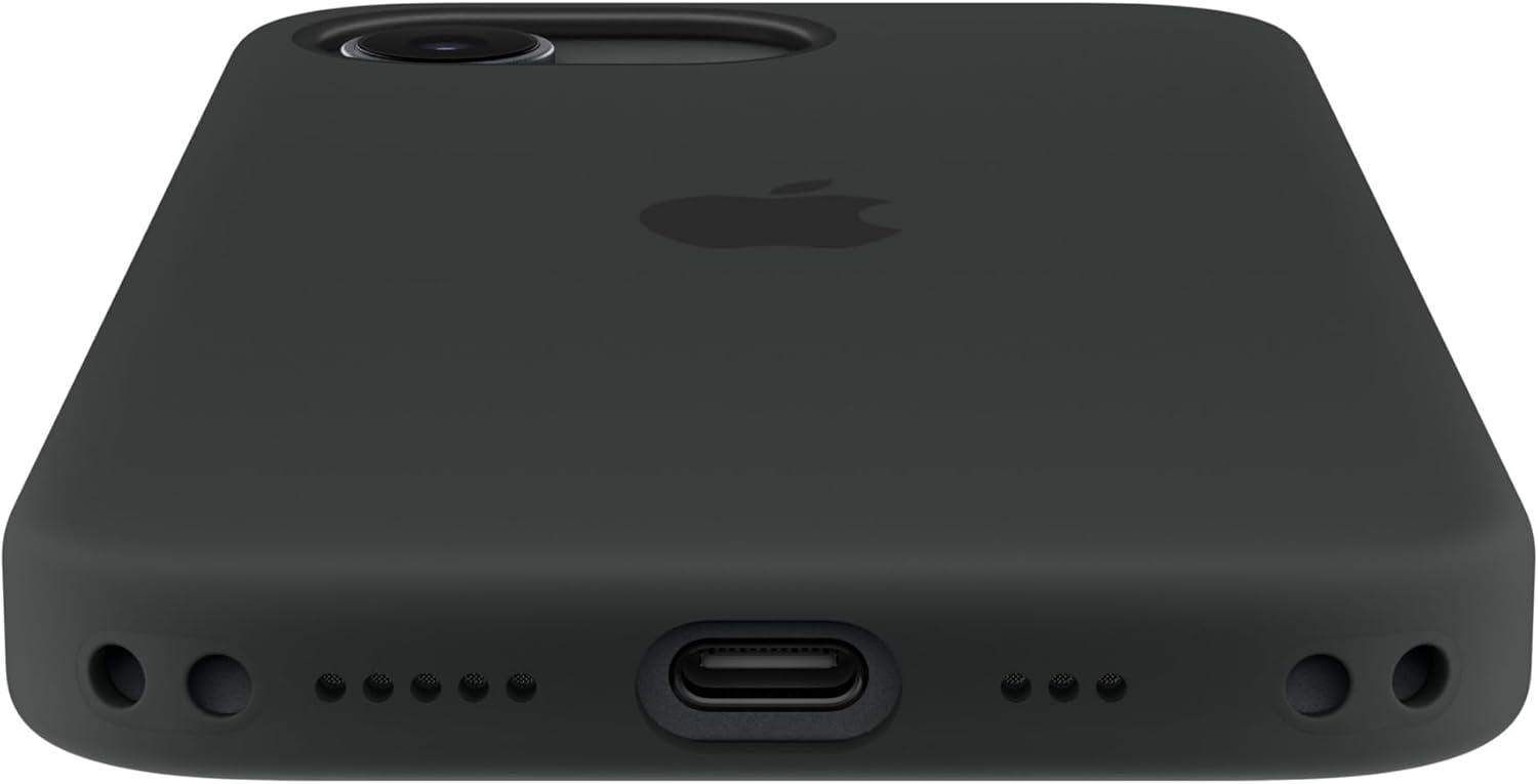 Apple - Back Cover For Mobile Phone - Magsafe Compatibility - Silicone - Black - For Iphone 17E