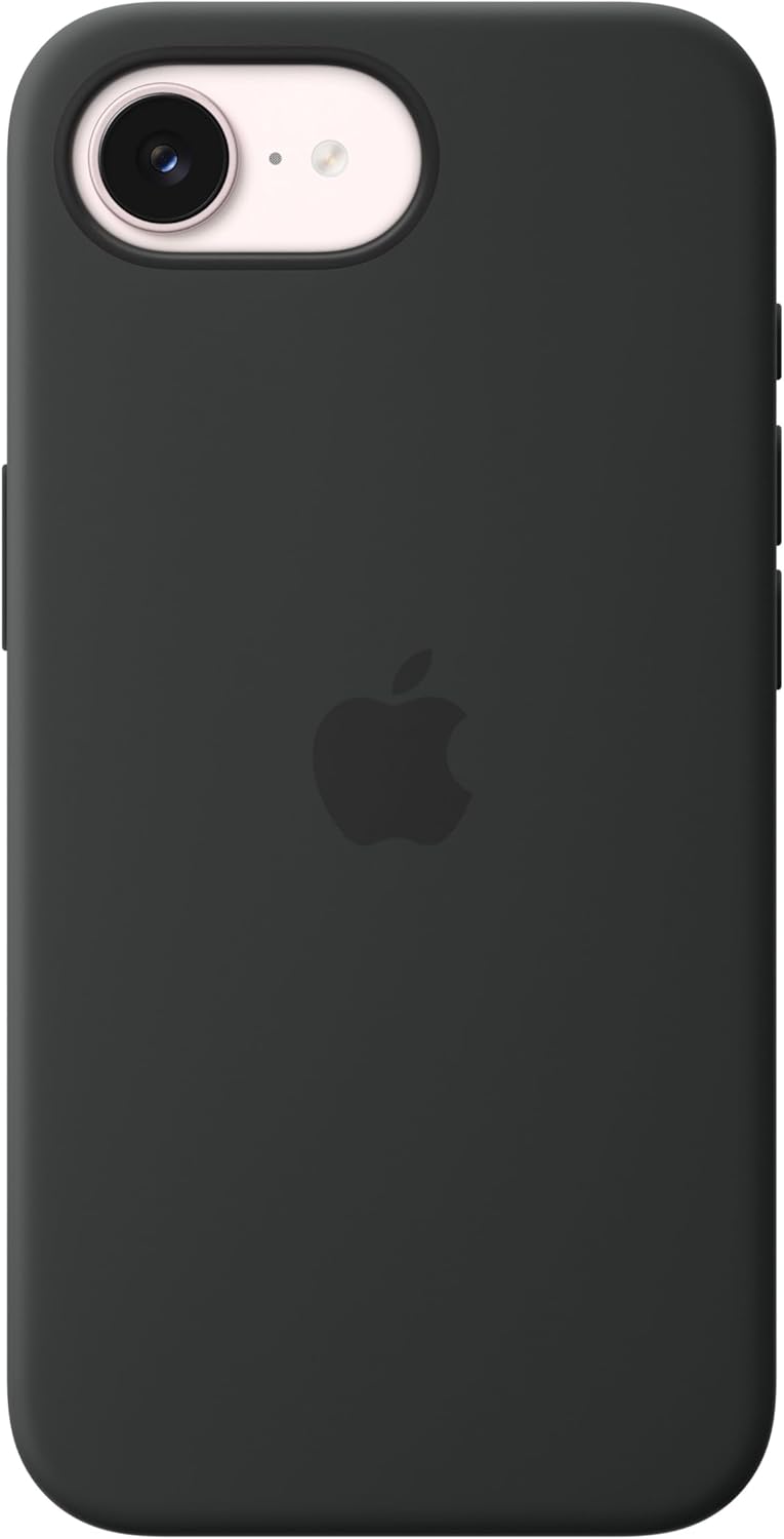 Apple - Back Cover For Mobile Phone - Magsafe Compatibility - Silicone - Black - For Iphone 17E